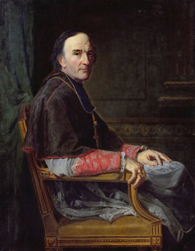 Georges Darboy (1813-71) Archbishop of Paris, 1878 by Jean Louis Victor Viger du Vigneau